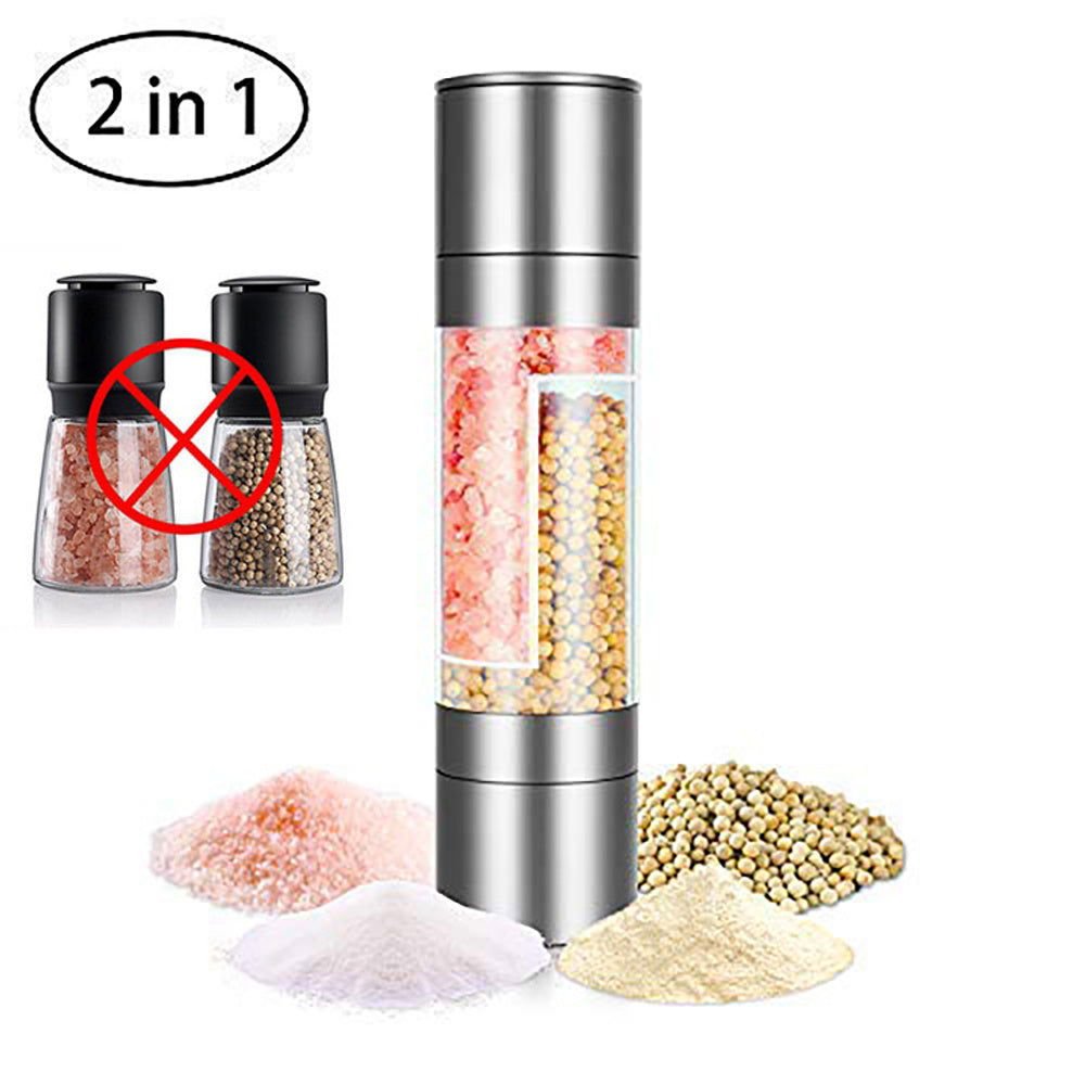 2in1 Stainless Steel Pepper Shaker - 7Ehom