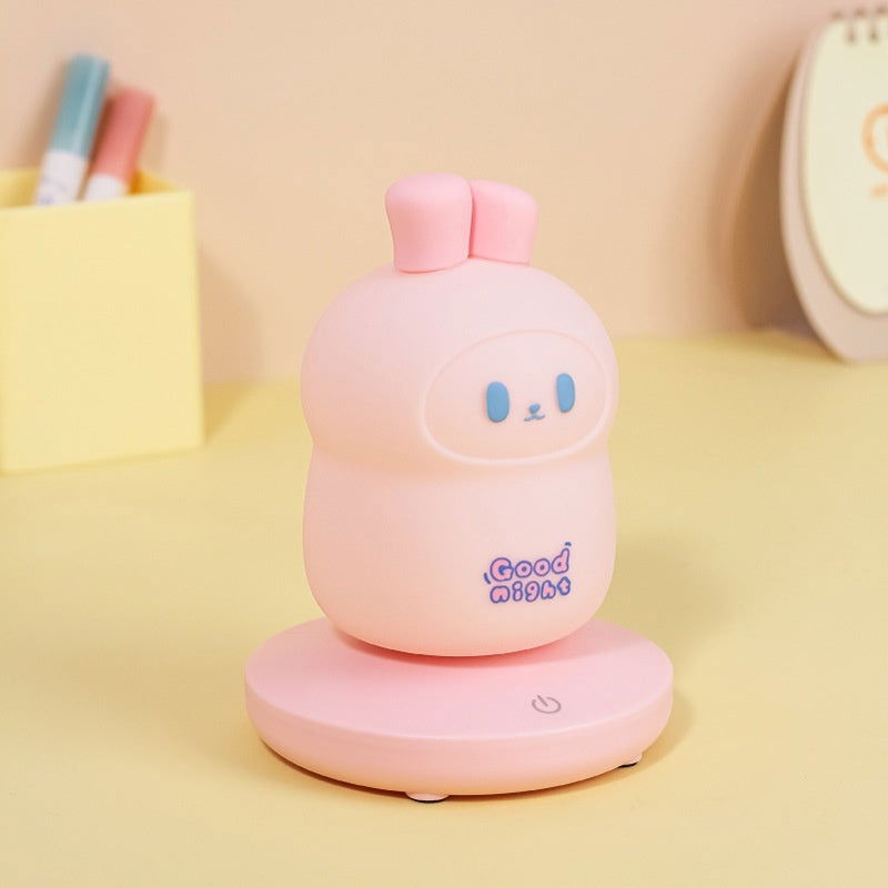 Rabbit Usb Silicone Night Lamp - 7Ehom