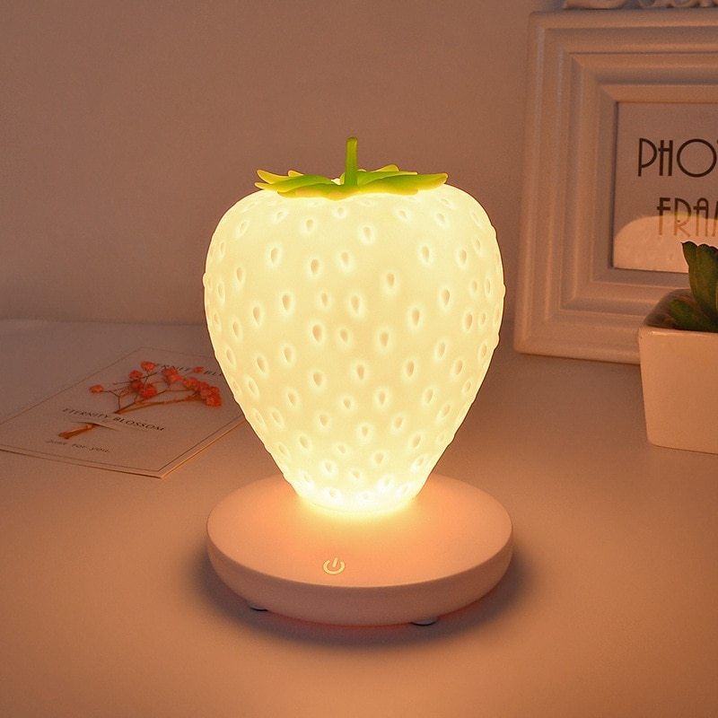 Strawberry Night Light USB Charging - 7Ehom