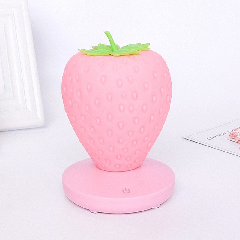 Strawberry Night Light USB Charging - 7Ehom