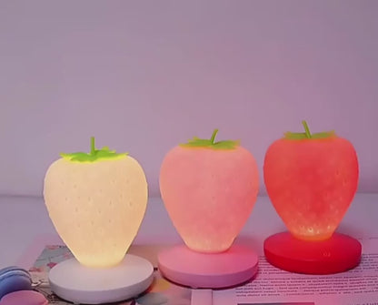 Strawberry Night Light USB Charging - 7Ehom 